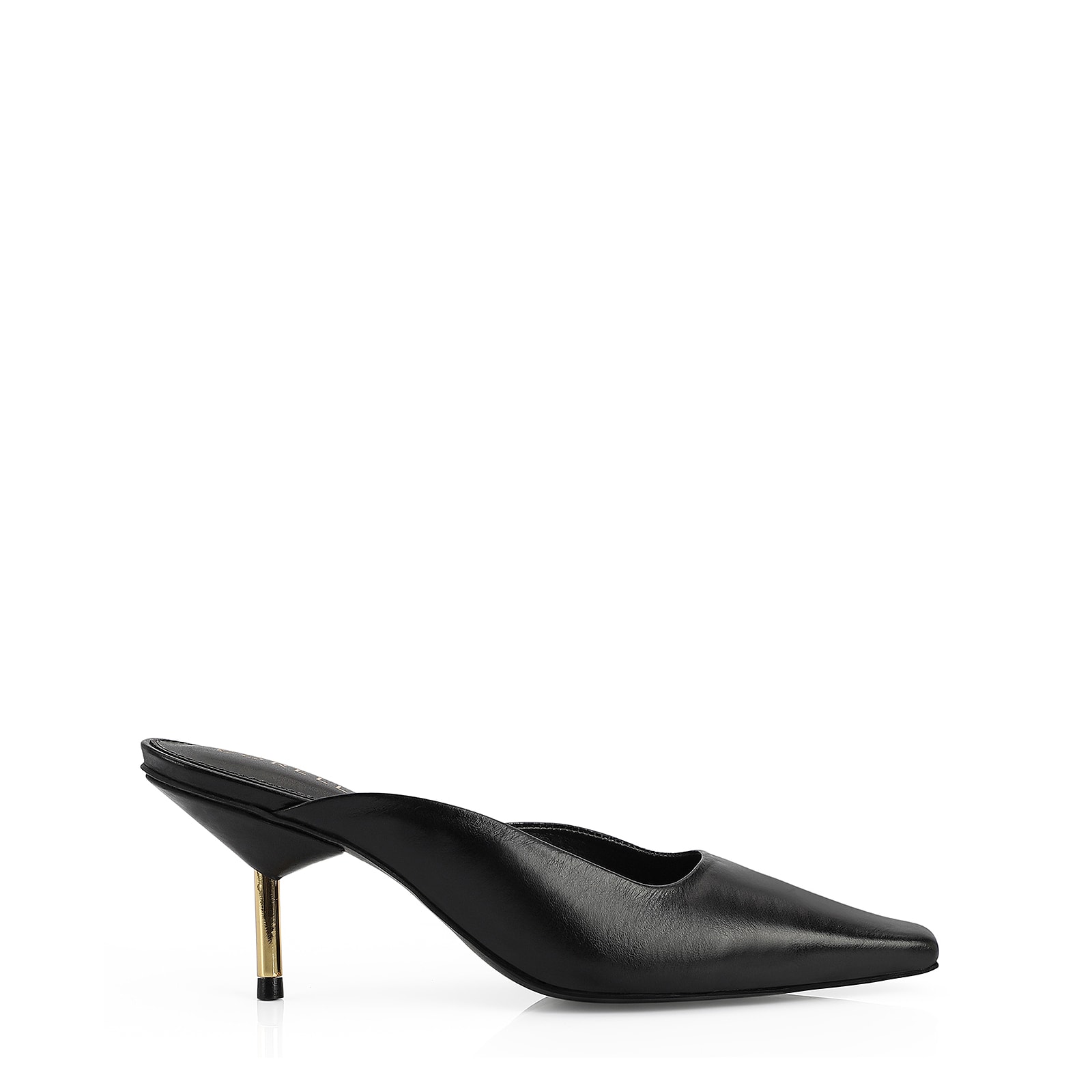Mule Couro Preto