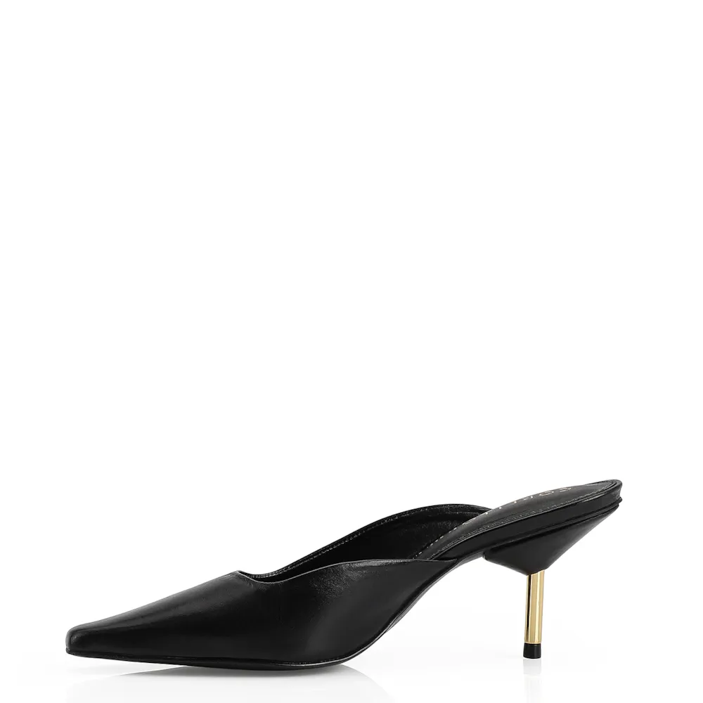 Mule Couro Preto - imagem 5