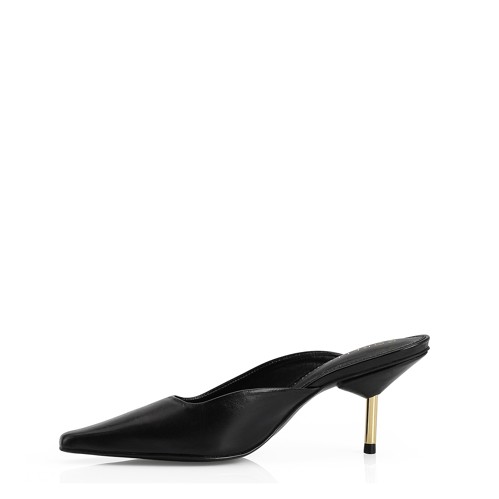 Mule Couro Preto