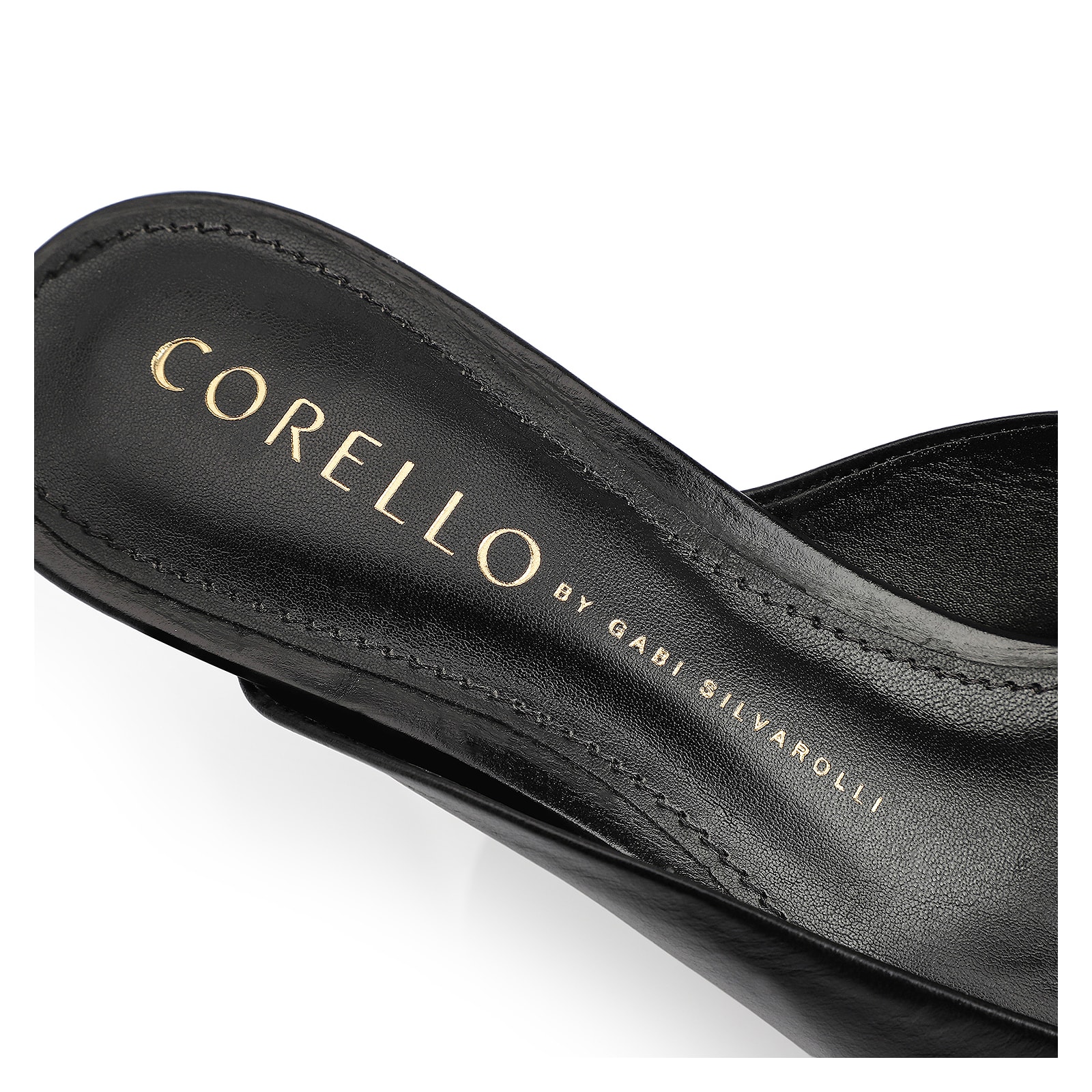Mule Couro Preto