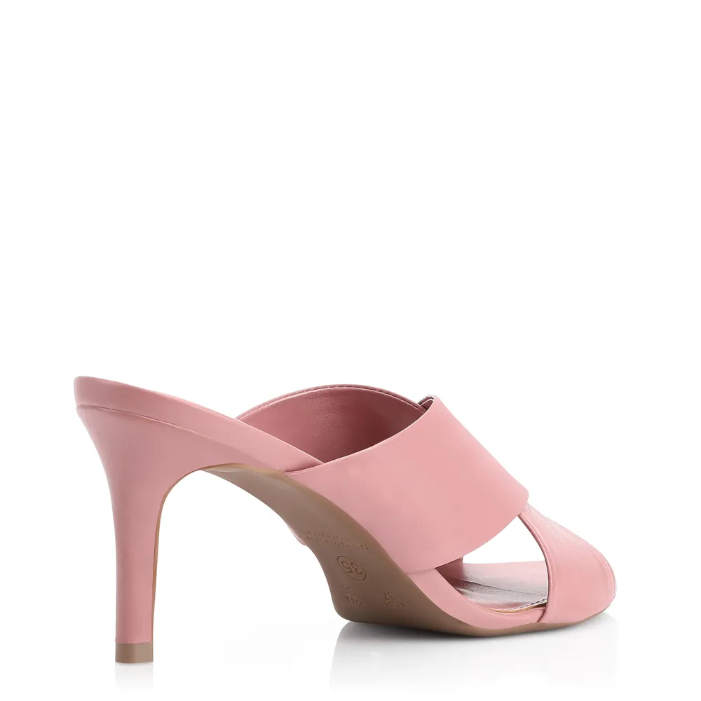 Mule Couro Rosa - imagem 4