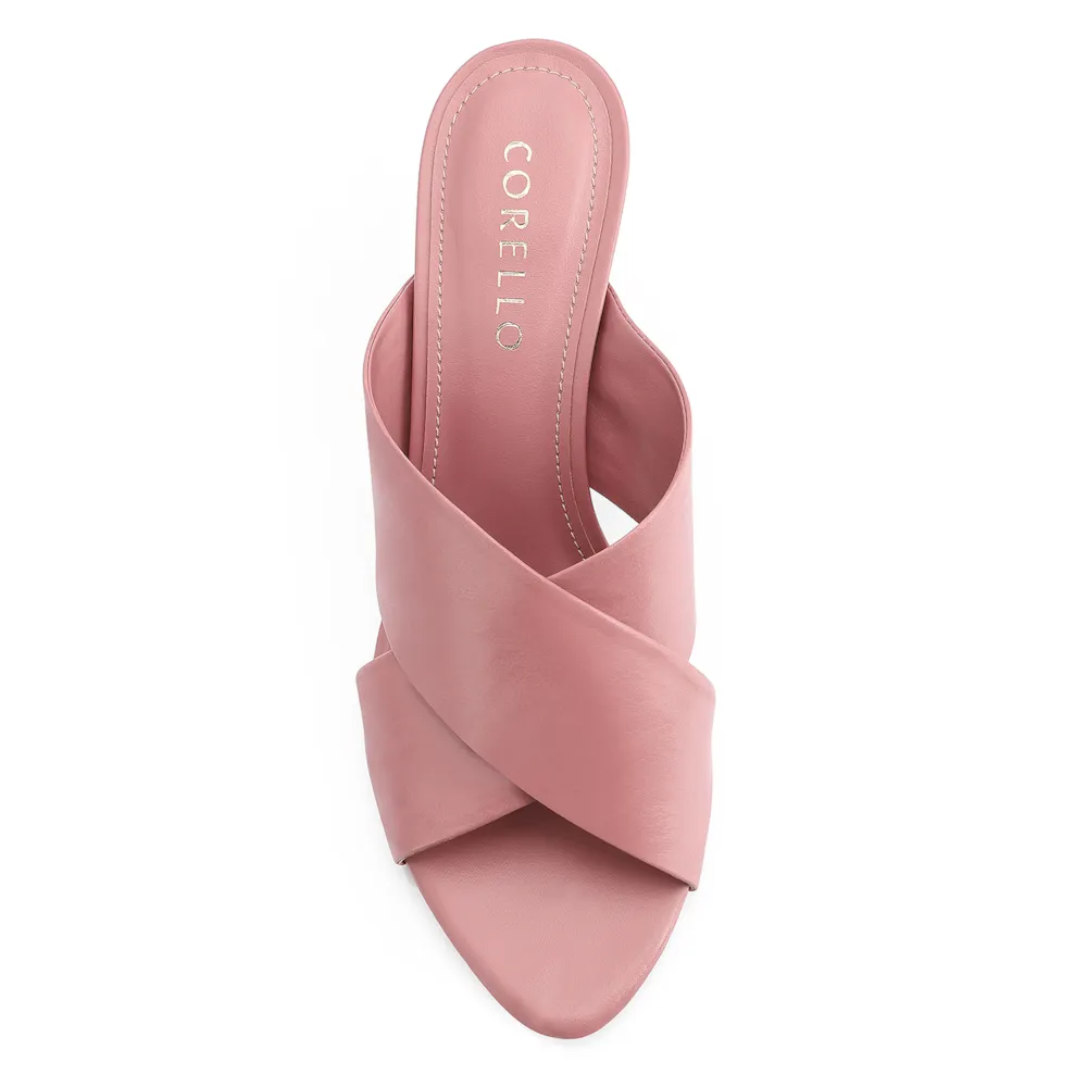 Mule Couro Rosa - imagem 6