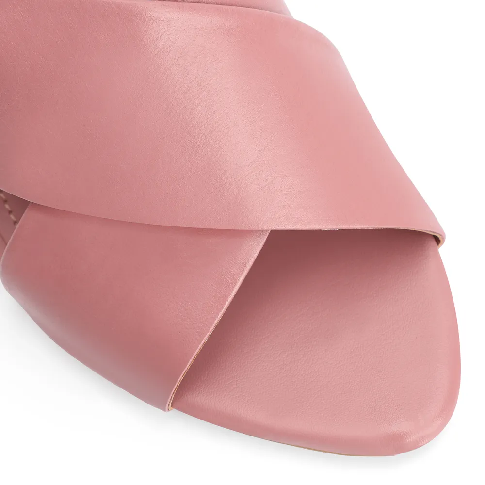 Mule Couro Rosa - imagem 7