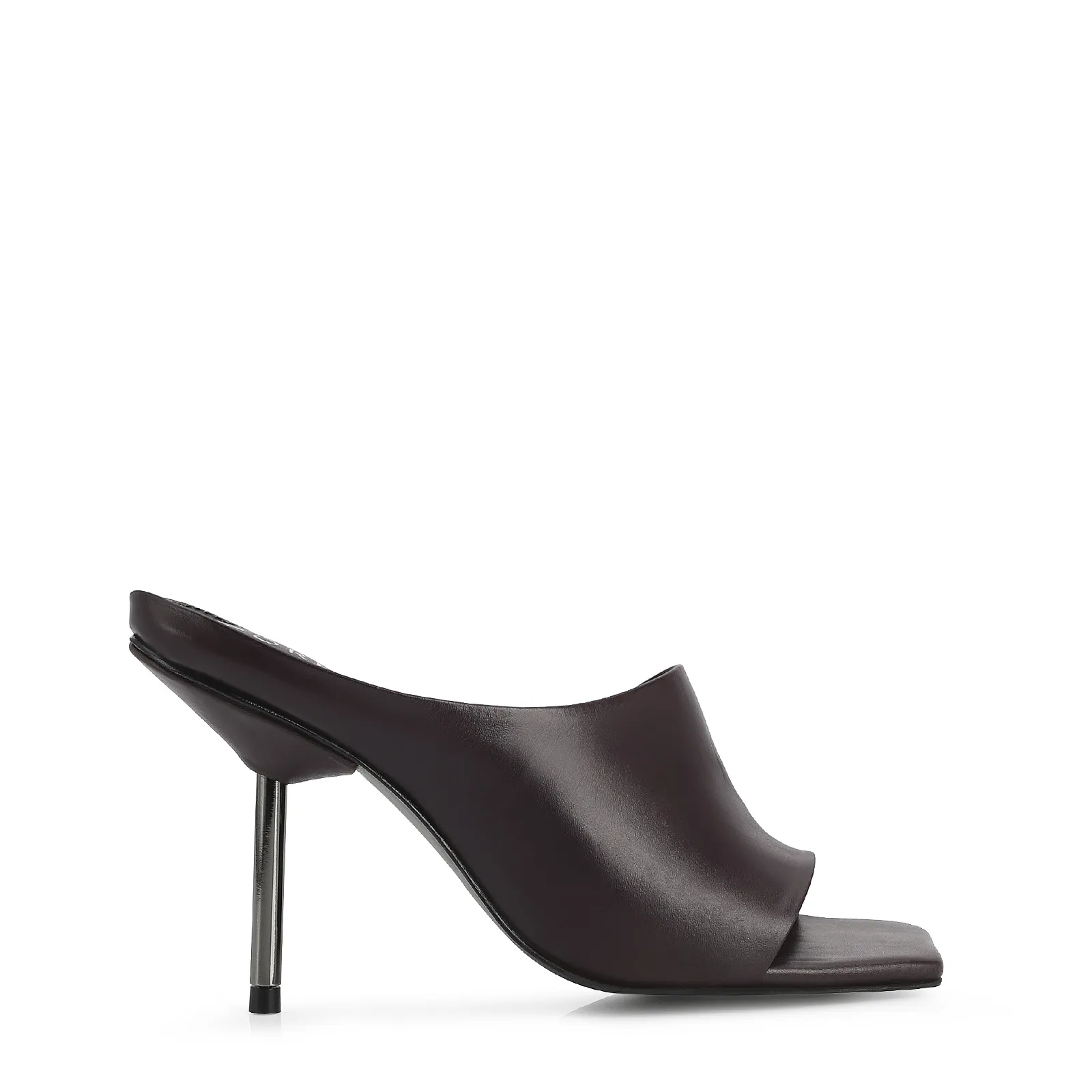 Mule Couro Roxo