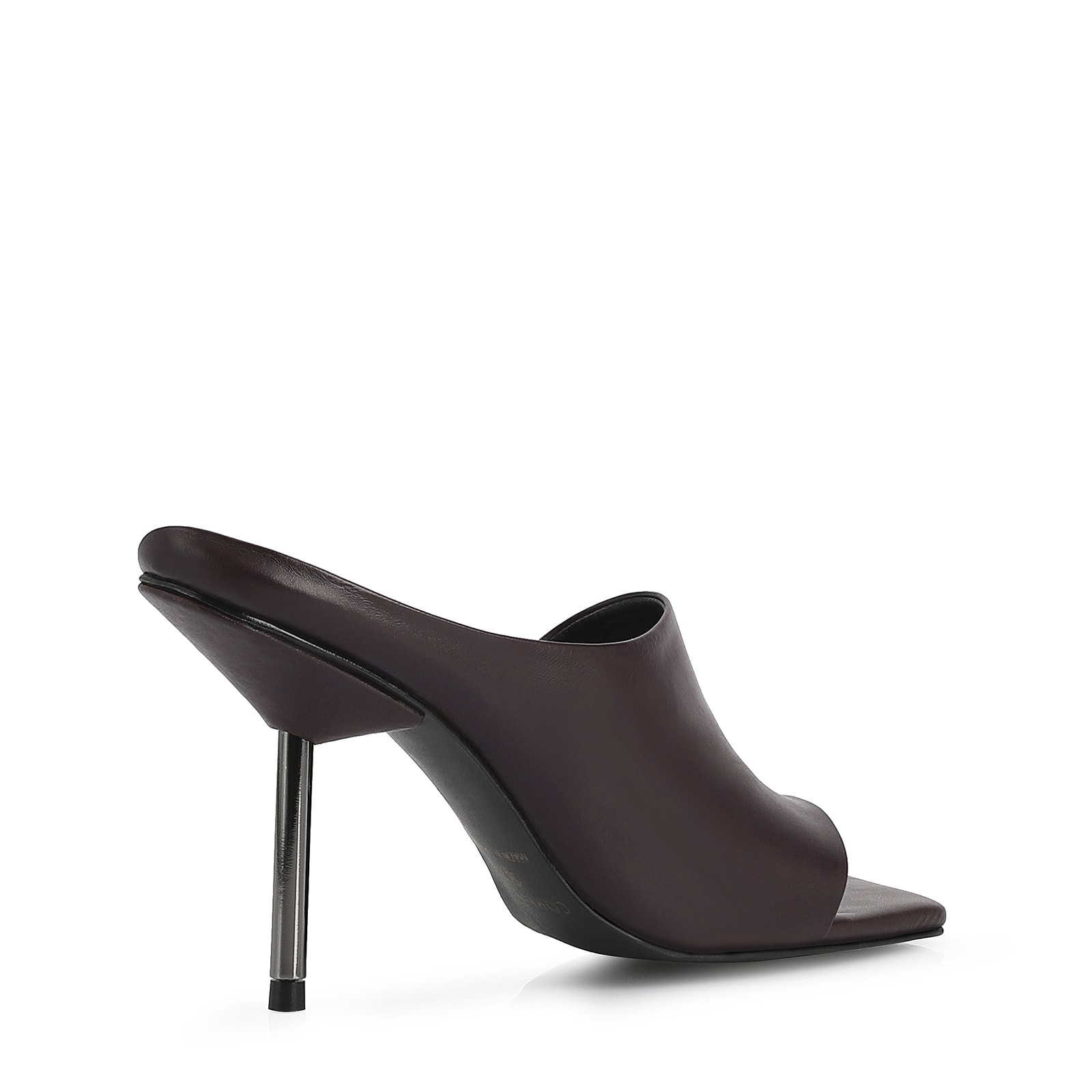 Mule Couro Roxo