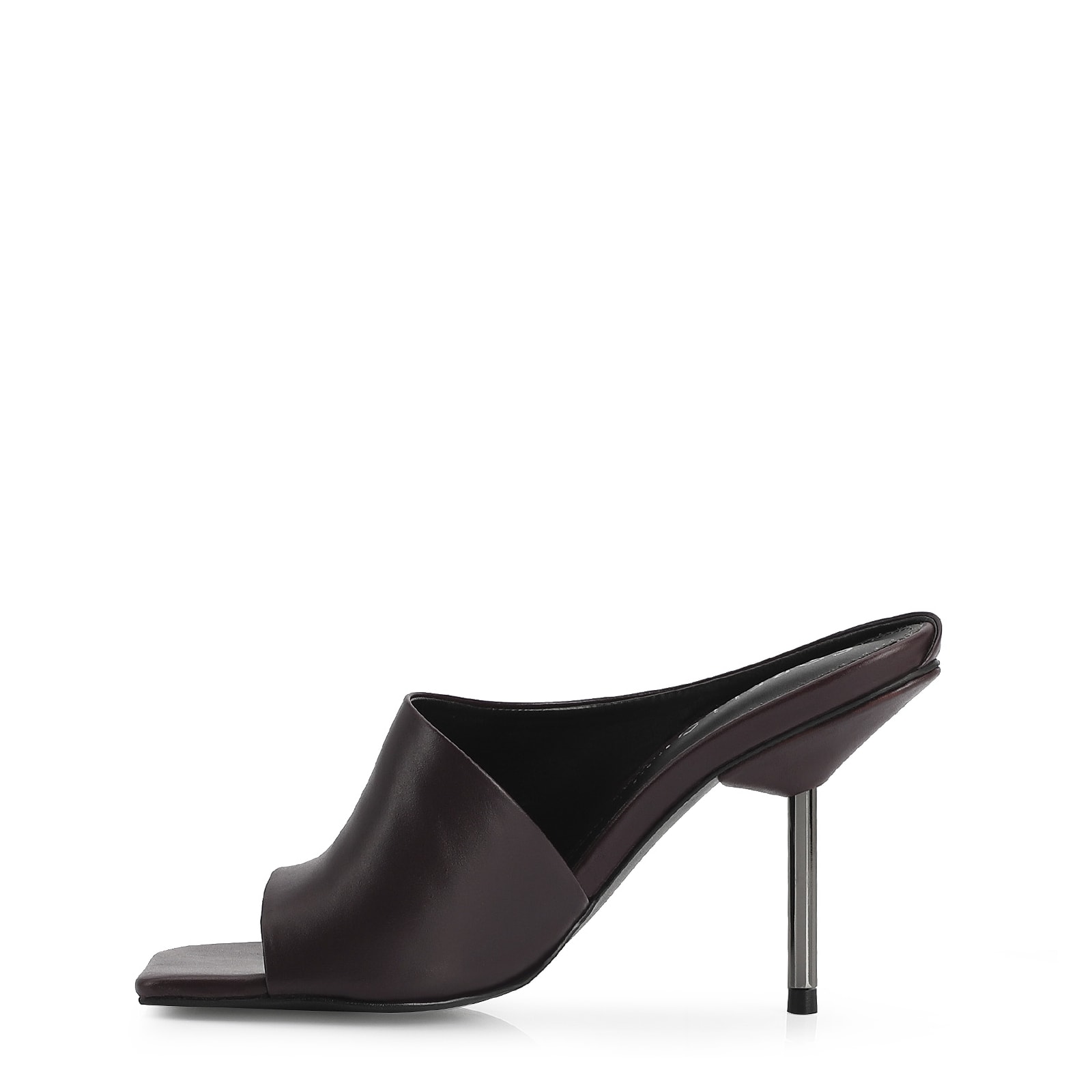 Mule Couro Roxo
