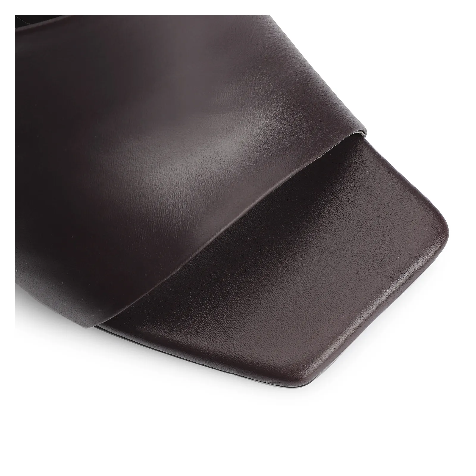 Mule Couro Roxo