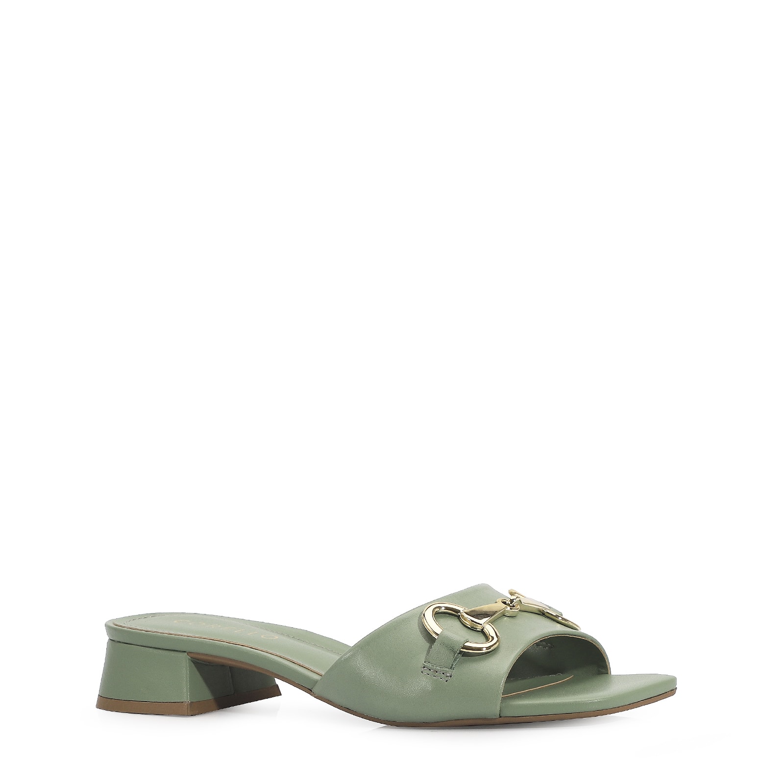 Mule Couro Verde