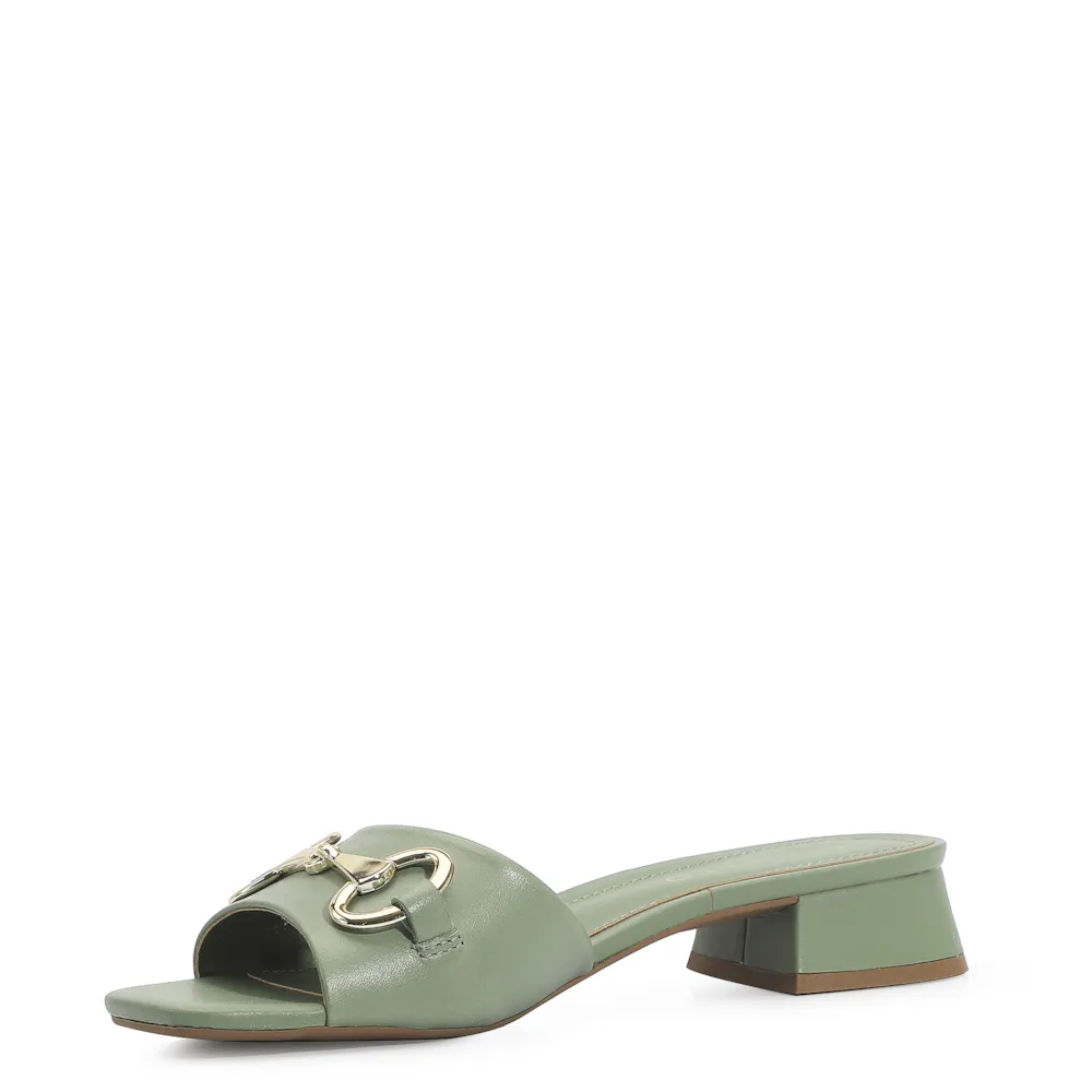 Mule Couro Verde - imagem 5