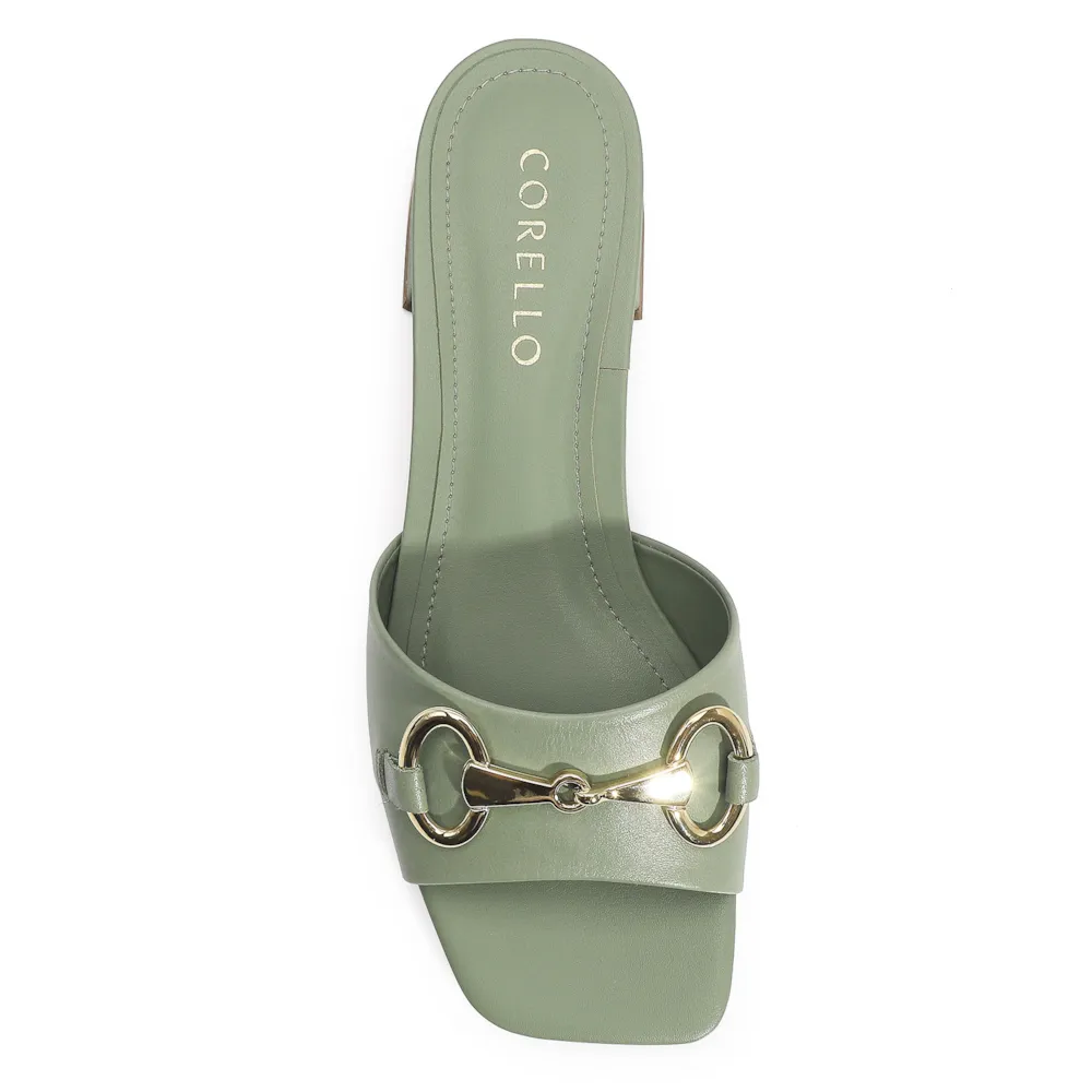 Mule Couro Verde - imagem 6