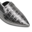 Mule Croco Metalizado Prata - imagem 7