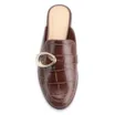 Mule Fivela Couro Croco Marrom - imagem 5