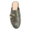 Mule Fivela Couro Croco Verde - imagem 6