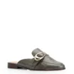 Mule Fivela Couro Croco Verde - imagem 1