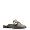 Mule Fivela Couro Croco Verde - imagem 1