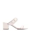 Mule Fivela Couro Off White - imagem 3