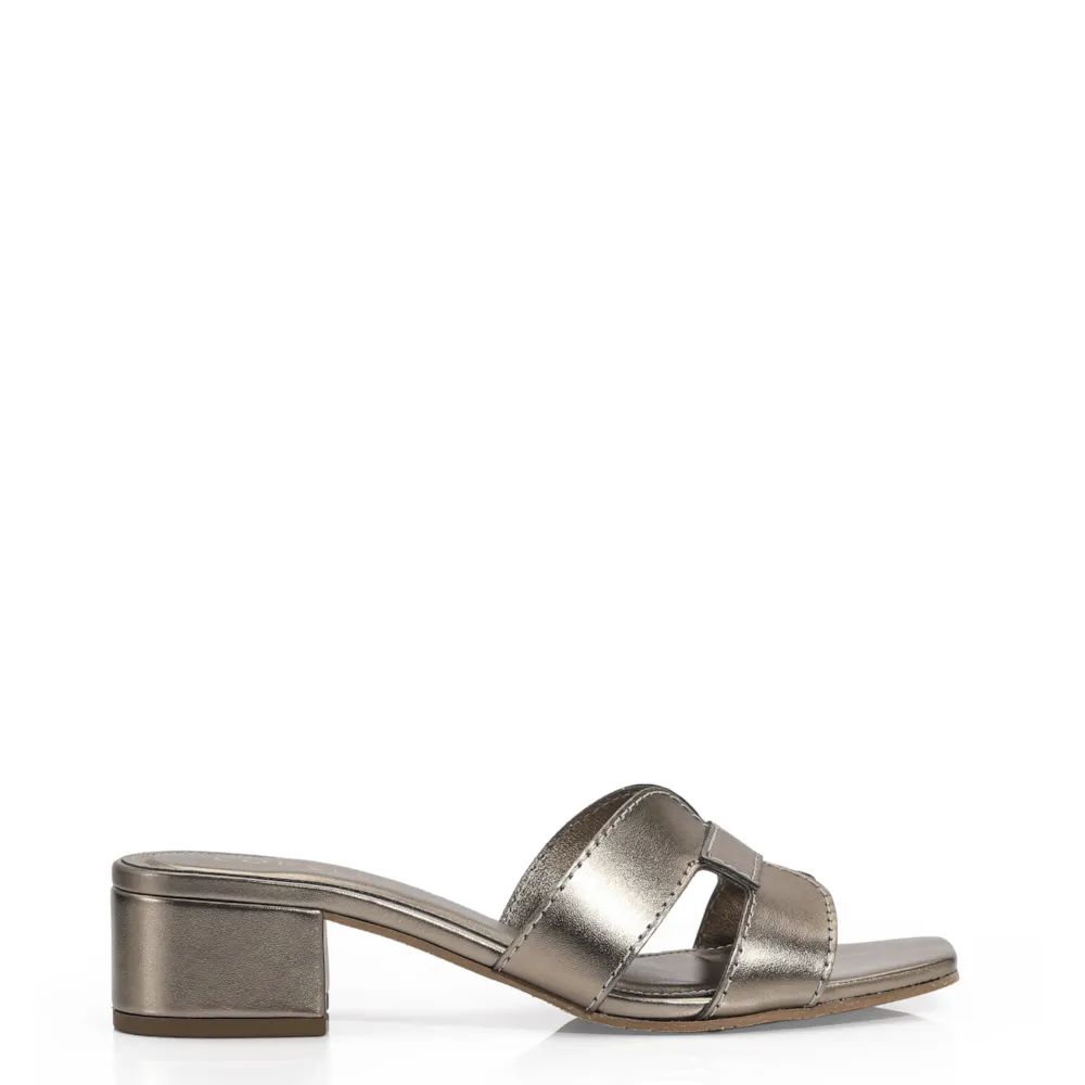Mule Geometric Alt Prata - imagem 3