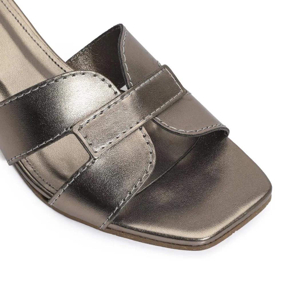 Mule Geometric Alt Prata - imagem 7