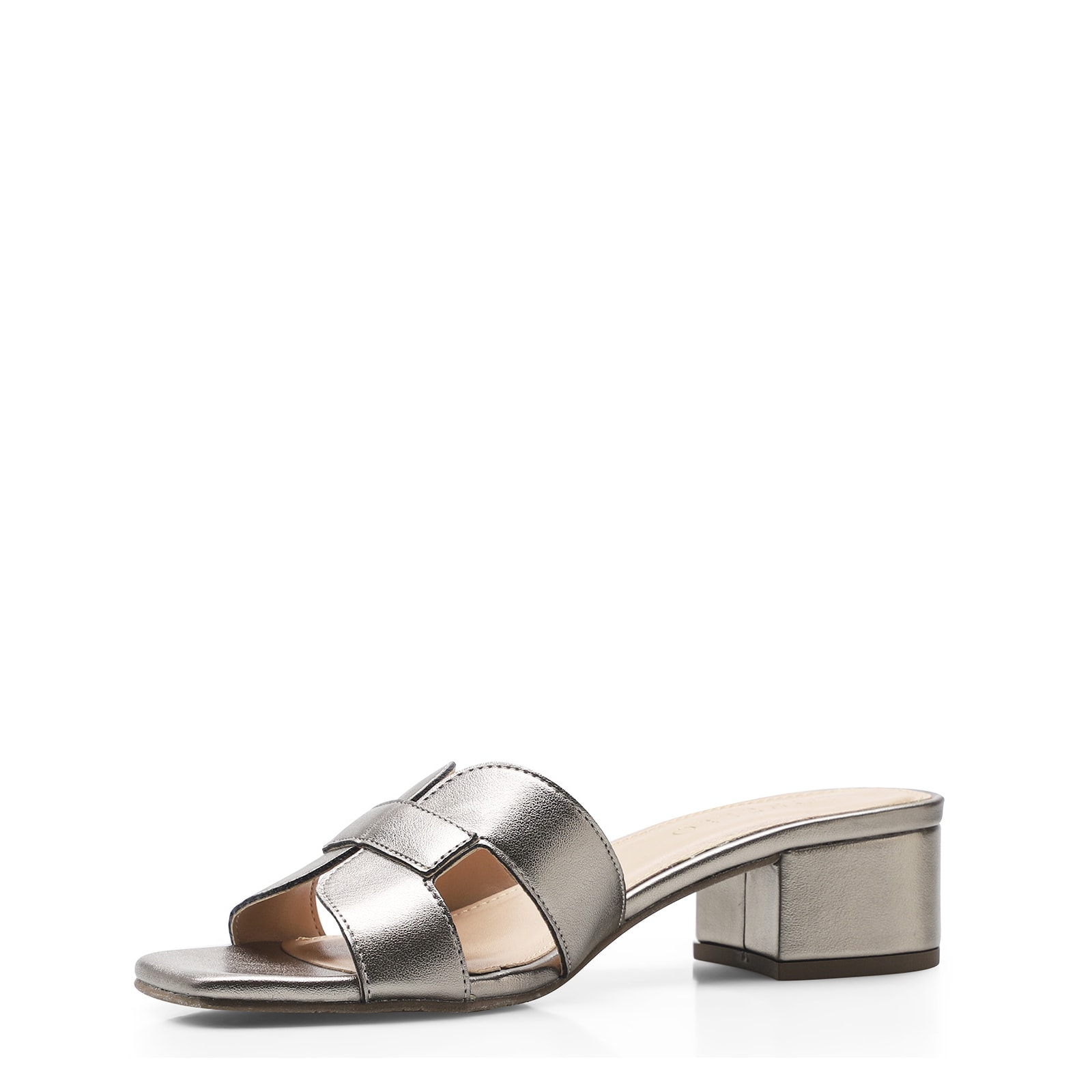 Mule Geometric Alternativo Prata Velho