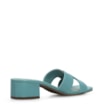 Mule Geometric Couro Azul - imagem 3