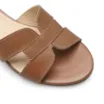 Mule Geometric Couro Caramelo - imagem 6