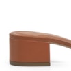 Mule Geometric Couro Caramelo - imagem 7