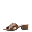 Mule Geometric Couro Cuoio - imagem 4