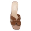 Mule Geometric Couro Cuoio - imagem 5
