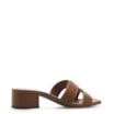 Mule Geometric Couro Cuoio - imagem 3