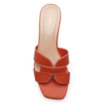 Mule Geometric Couro Laranja - imagem 5