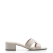 Mule Geometric Couro Off White - imagem 2