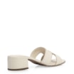Mule Geometric Couro Off White - imagem 3