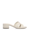 Mule Geometric Couro Off White - imagem 2