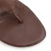 Mule Marrom Bloco Médio Couro Tiras Finas - imagem 6