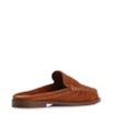 Mule Marrom Claro Couro Nobuck Floater Franzido - imagem 4