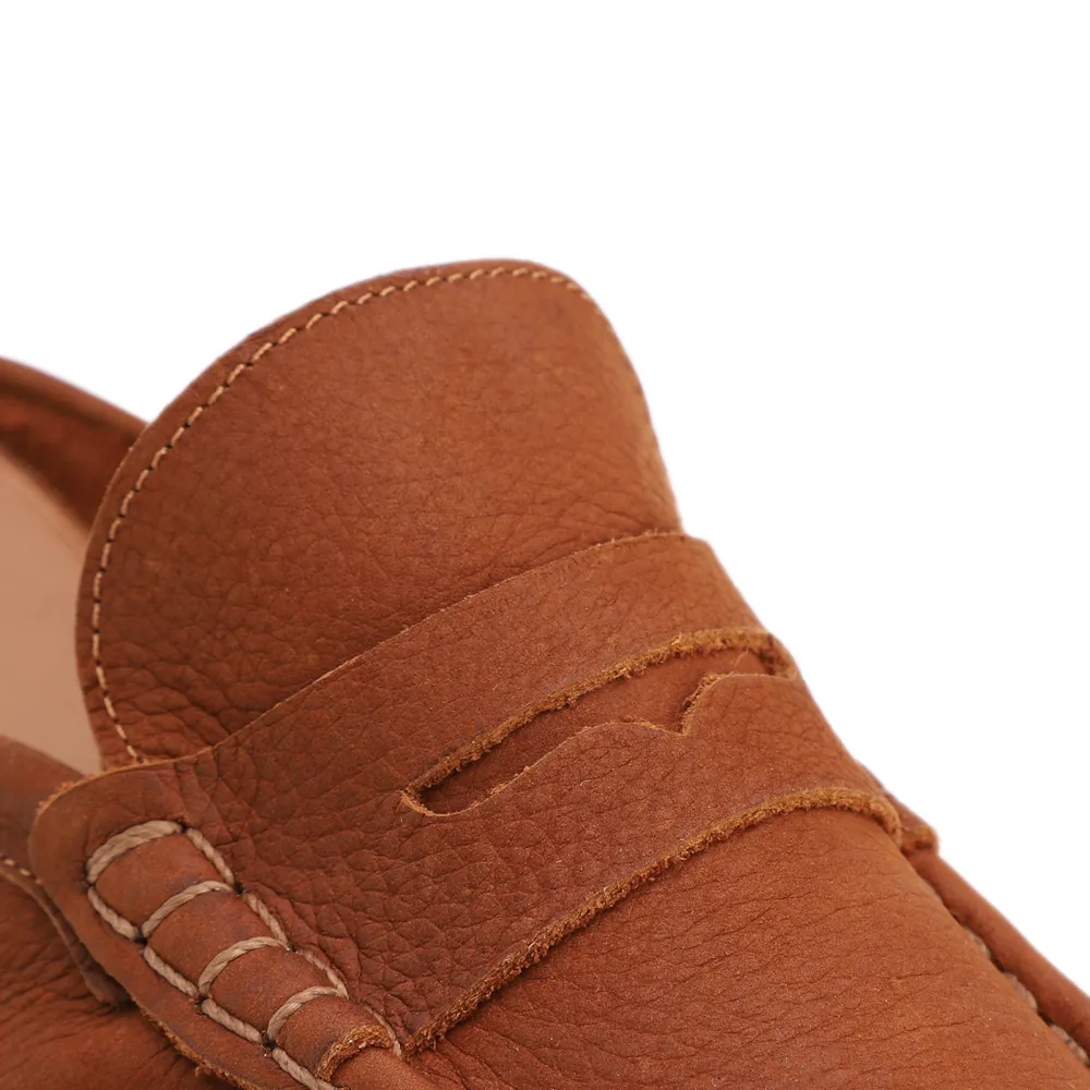 Mule Marrom Claro Couro Nobuck Floater Franzido - imagem 8
