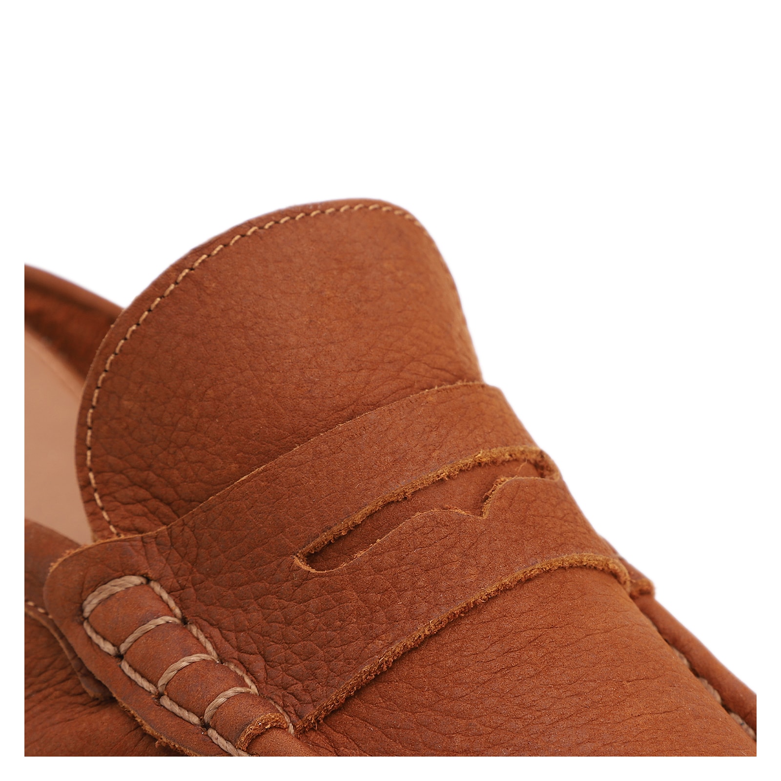 Mule Marrom Claro Couro Nobuck Floater Franzido