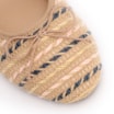 Mule Multicolor Salto Baixo Alt Ráfia Laço - imagem 6