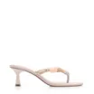 Mule Off White Salto Fino Baixo Alt Pedras Laterais - imagem 2