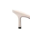 Mule Off White Salto Fino Médio Couro Maxi Laço - imagem 8