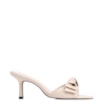 Mule Off White Salto Fino Médio Couro Maxi Laço - imagem 3