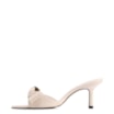 Mule Off White Salto Fino Médio Couro Maxi Laço - imagem 5