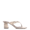 Mule Salto Bloco Médio Animal Print Alt Python - imagem 2