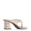 Mule Salto Bloco Médio Animal Print Alt Python - imagem 3