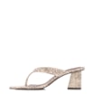 Mule Salto Bloco Médio Animal Print Alt Python - imagem 4