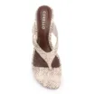 Mule Salto Bloco Médio Animal Print Alt Python - imagem 5