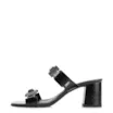 Mule Studs Alt Verniz Preto - imagem 4