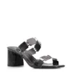 Mule Studs Alt Verniz Preto - imagem 1