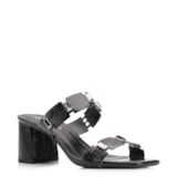 Mule Studs Alt Verniz Preto