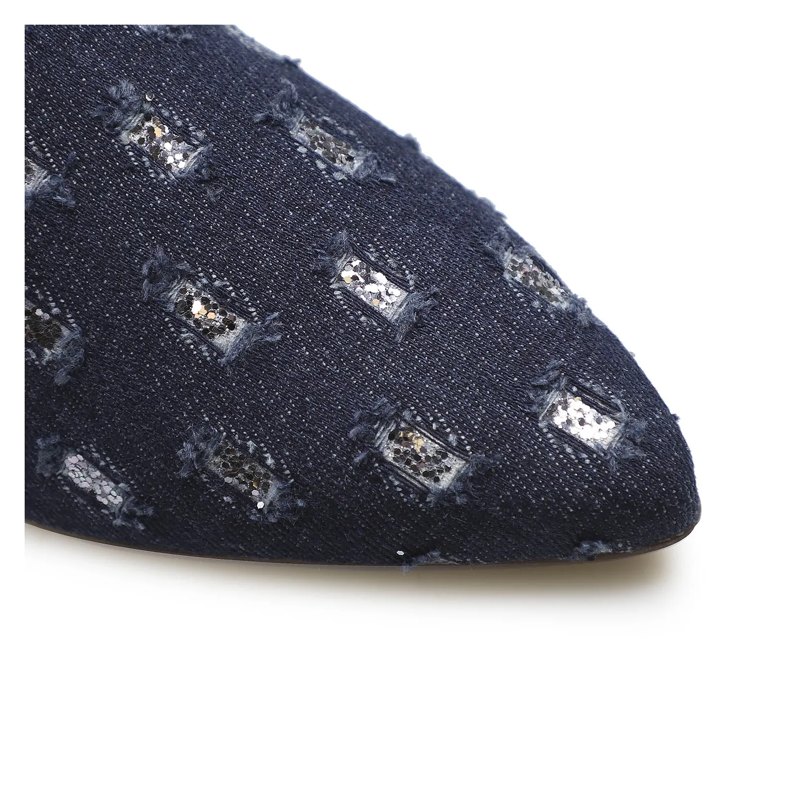 Mule Tec Jeans Marinho/Prata